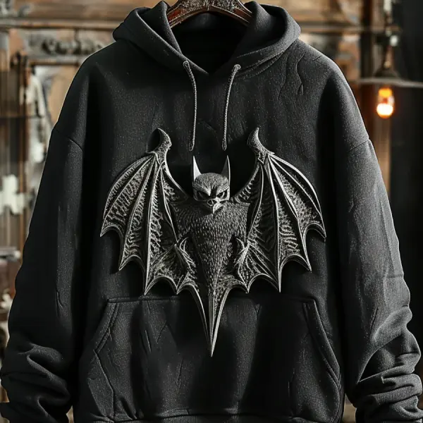 Bat Print Hoodie - Trisunshine.com 