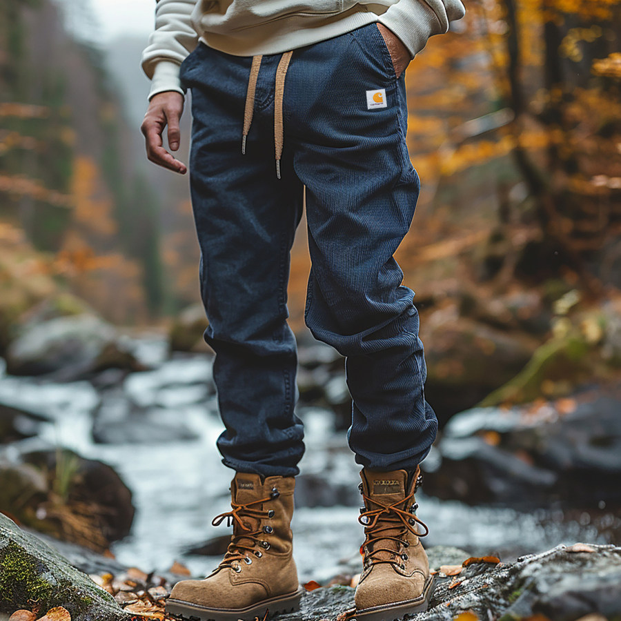 

Vintage Outdoor Men's Corduroy Overalls Trousers