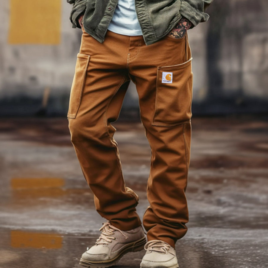 

Men's Vintage Outdoor Multi-pocket Cargo Pants Trousers