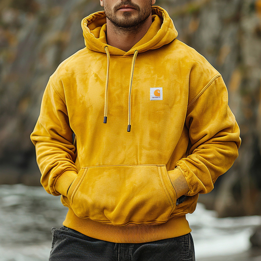 

Retro Men's Outdoor Hooded Sweatshirt