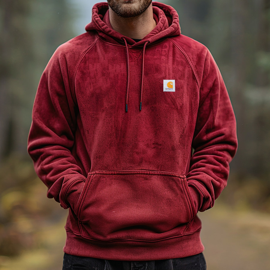 

Retro Men's Outdoor Hooded Sweatshirt