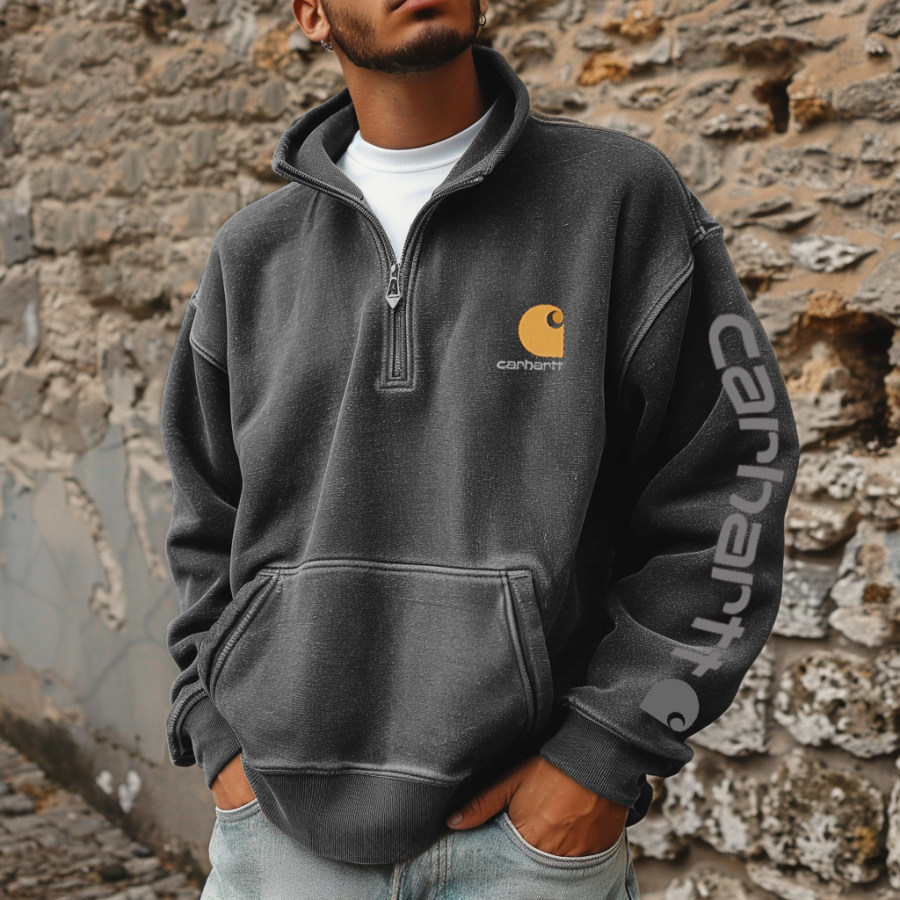 

Carhartt Unisex Oversized College Polo Sweatshirt