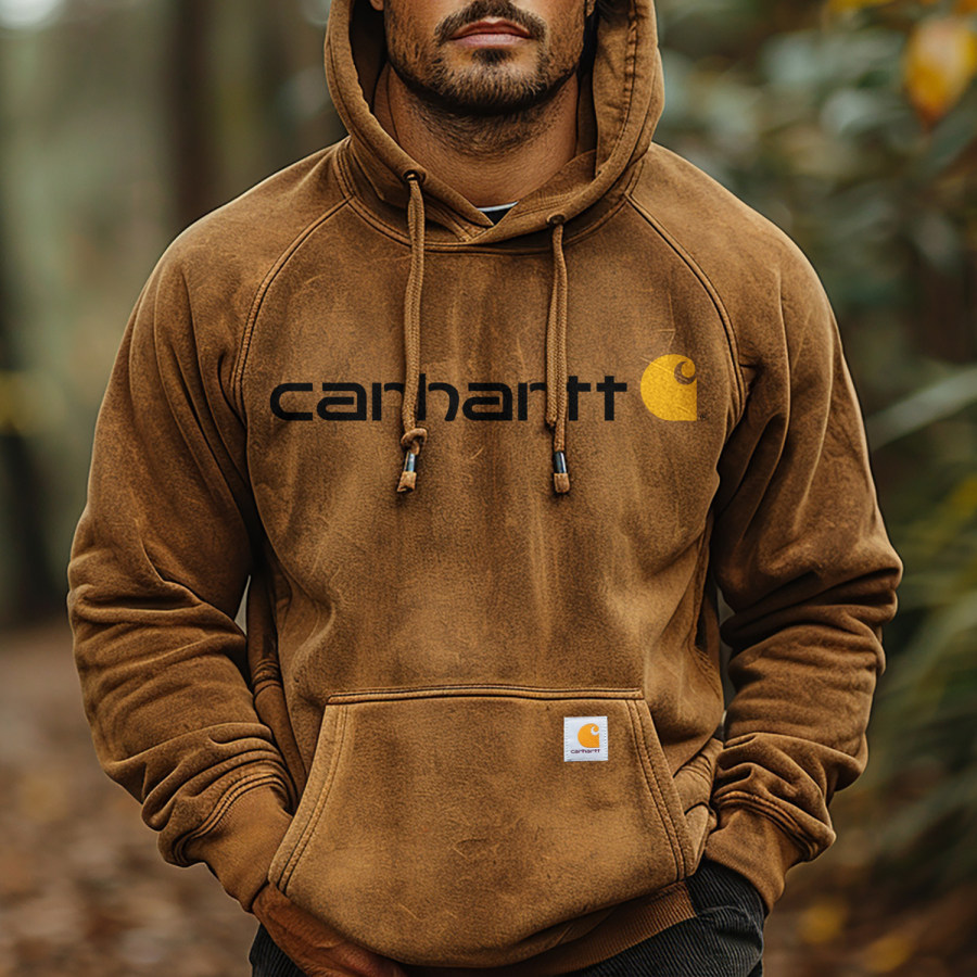 

Retro Men's Outdoor Hooded Sweatshirt