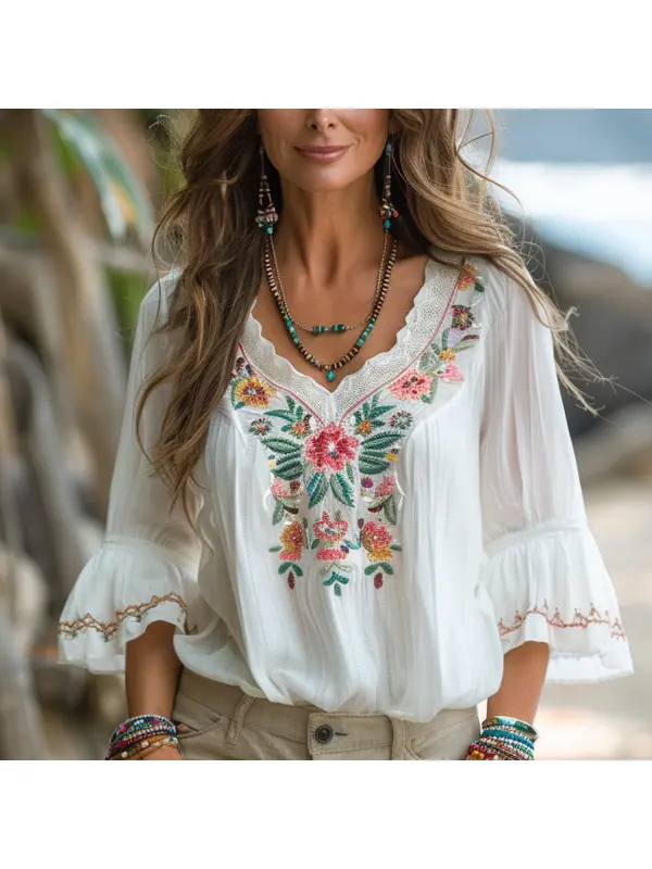 Vacation Seaside Ethnic T-shirt - Hoplady.chimpone.com 