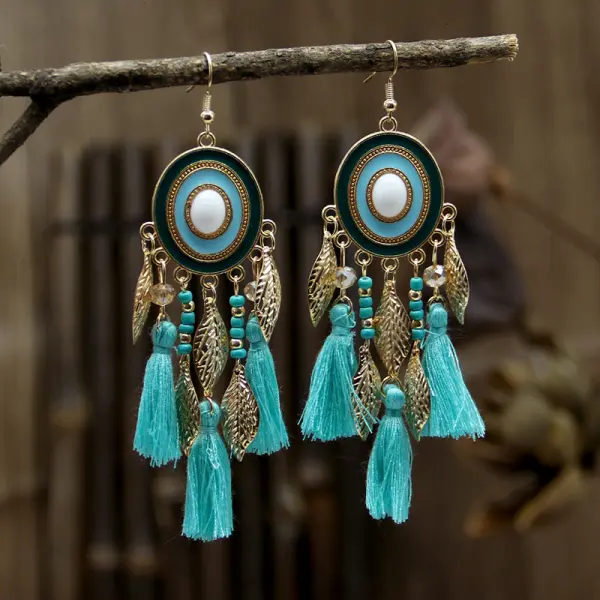 Women's Bohemian Ethnic Style Tassel Earrings - Trisunshine.com 