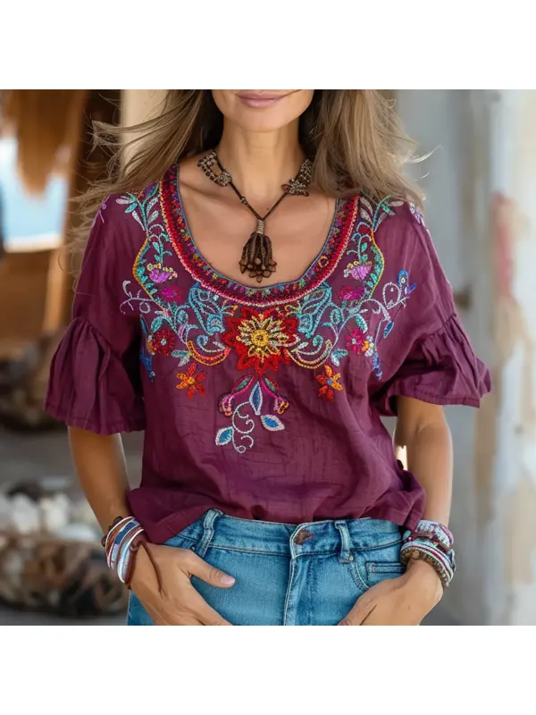 Ethnic Vacation T-Shirt - Realyiyi.com 