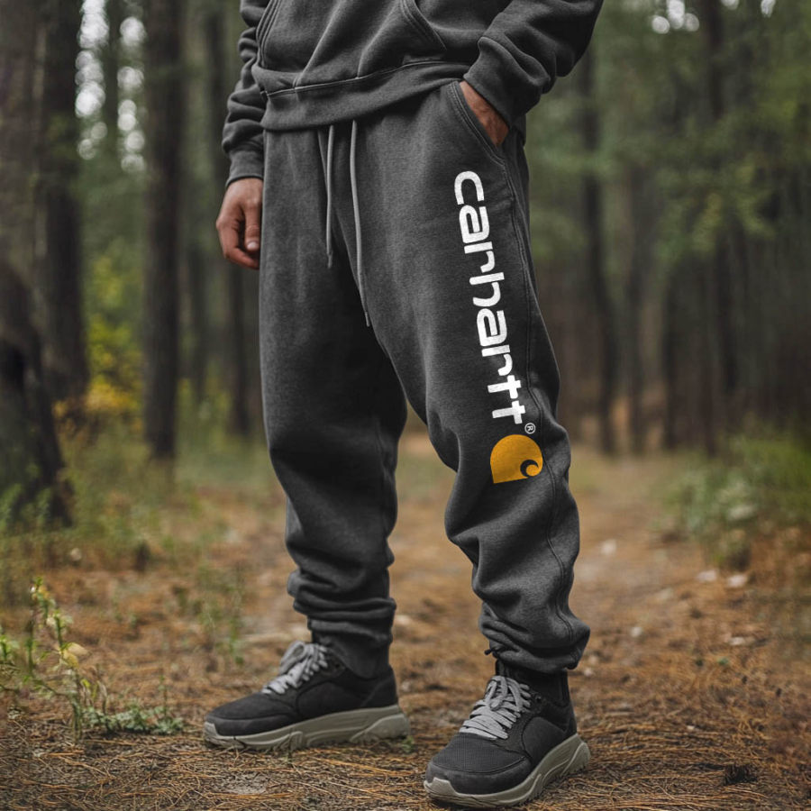

Men's Vintage Outdoor Casual Pocket Elastic Drawstring Sweatpants