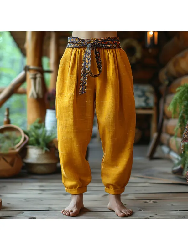 Simple And Comfortable Women's Casual Linen Pants - Hoplady.chimpone.com 