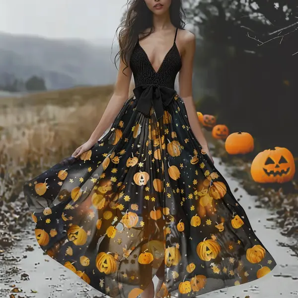 Women's Halloween Suspender Dress - Trisunshine.com 