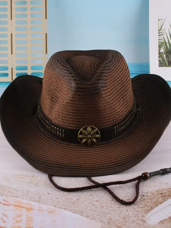 Western Cowboy Curled Jazz Hat - Pragmaace.com 