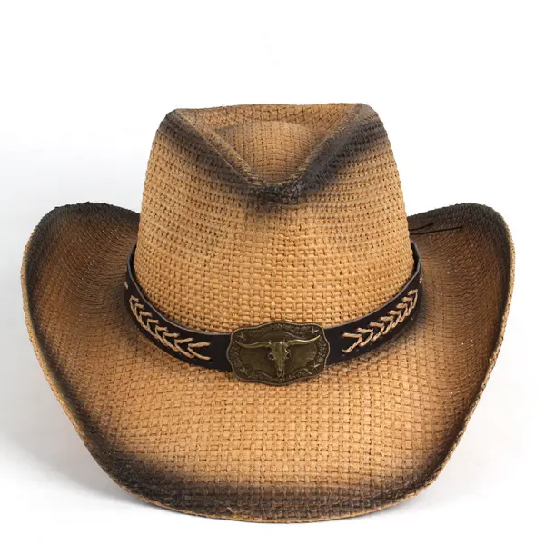 Western Cowboy Hand Knitted Spray Hat - Rabclub.com 