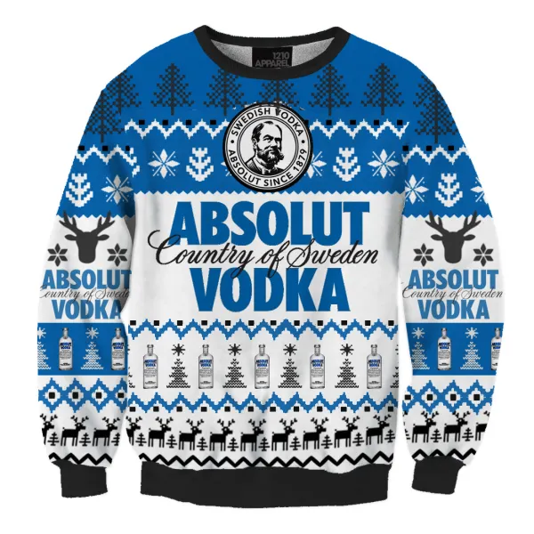 Unisex Absolut 3D Print Christmas Sweatshirt - Trisunshine.com 