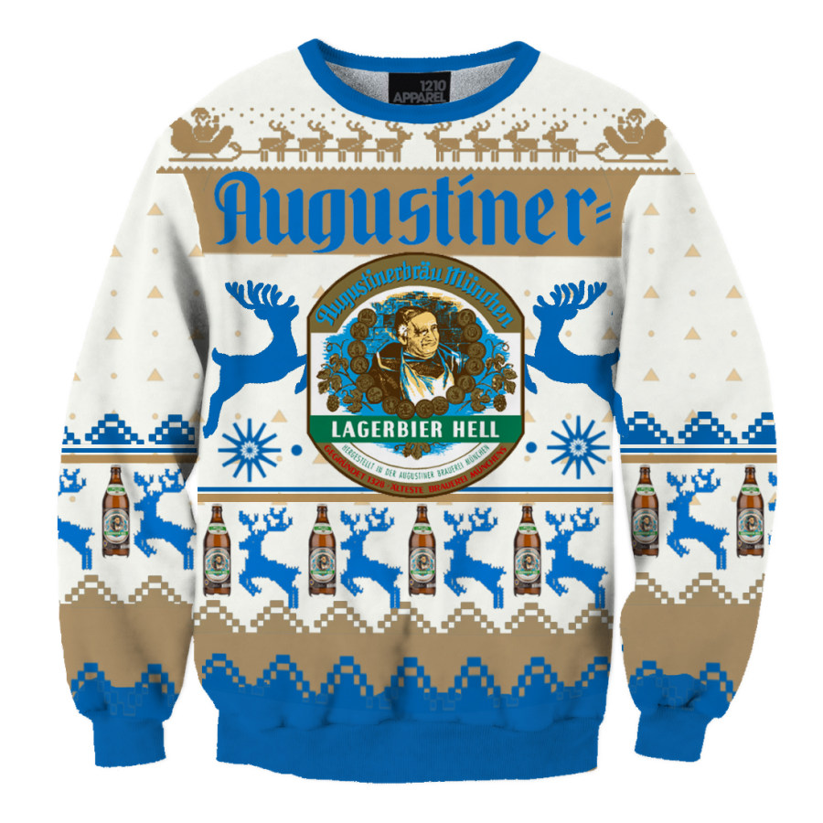 

Our Beers Augustiner 3D Print Fun Christmas Sweater