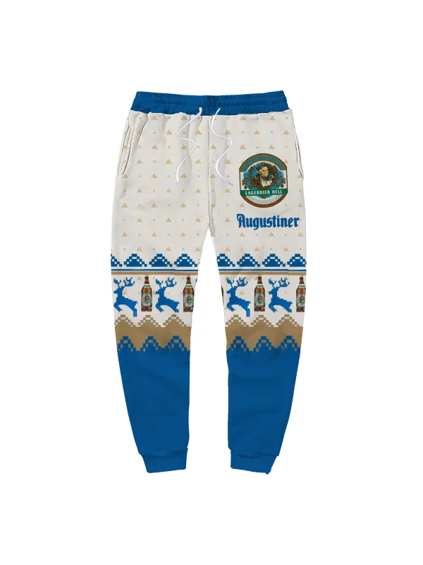 Unisex Our Beer Printed Ugly Christmas Sweatpants Lounge Pants - Aptkoi.com 