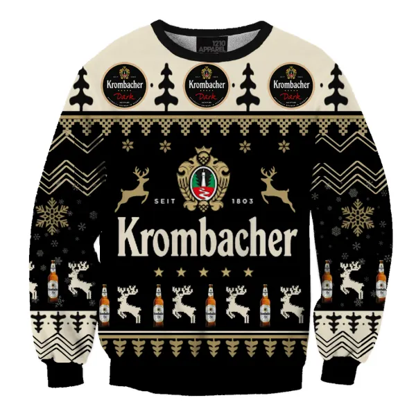 Unisex Pils Lager Weizen Germany Beer 3D Printed Christmas Sweater Only $17.99 - Cotosen.com 