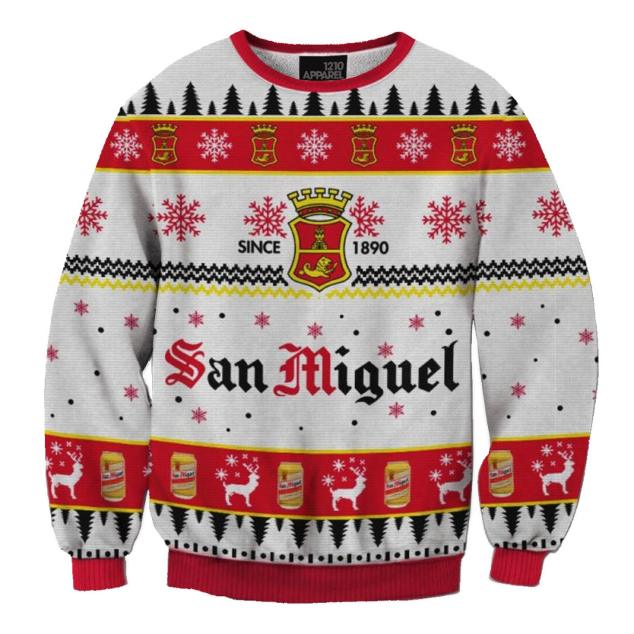 

Unisex San Miguel 3D Printed Christmas Sweatshirt