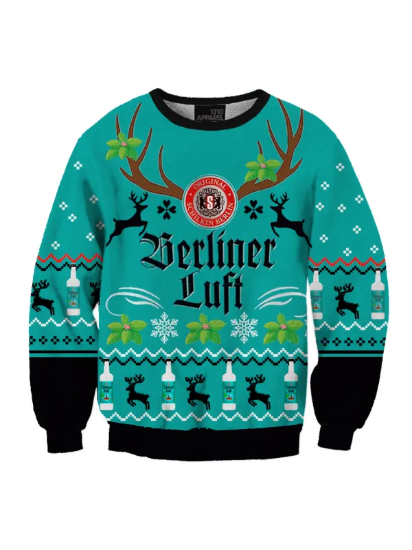 Unisex 3D Printed Christmas Sweatshirt - Aptkoi.com 