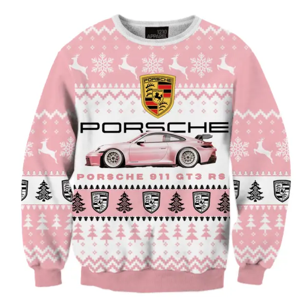 Unisex Best Sports Car Racing Ugly Christmas Sweater Christmas Gift - Trisunshine.com 