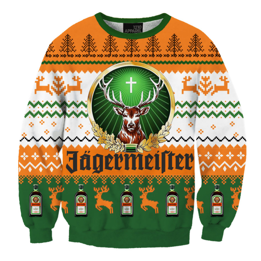 

Unisex German Jagermeister Alcohol Christmas Sweatshirt