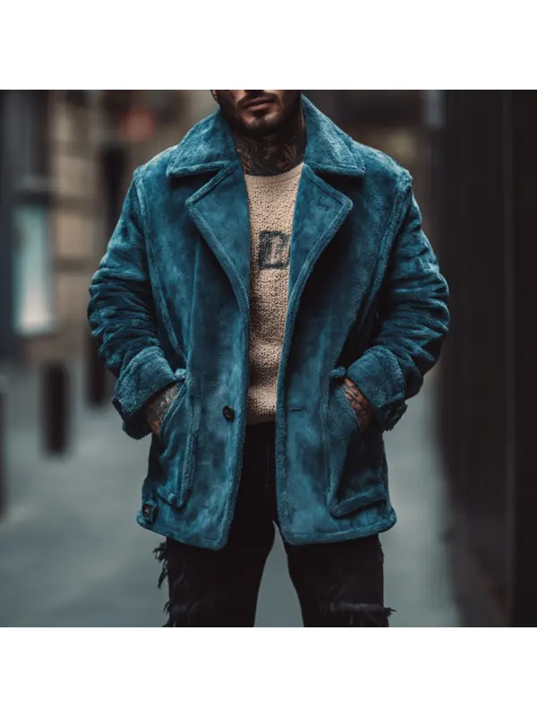 Street Fashion Casual Men's Jacket Jacket Polar Fleece Jacket Jacket - Ootdmw.com 