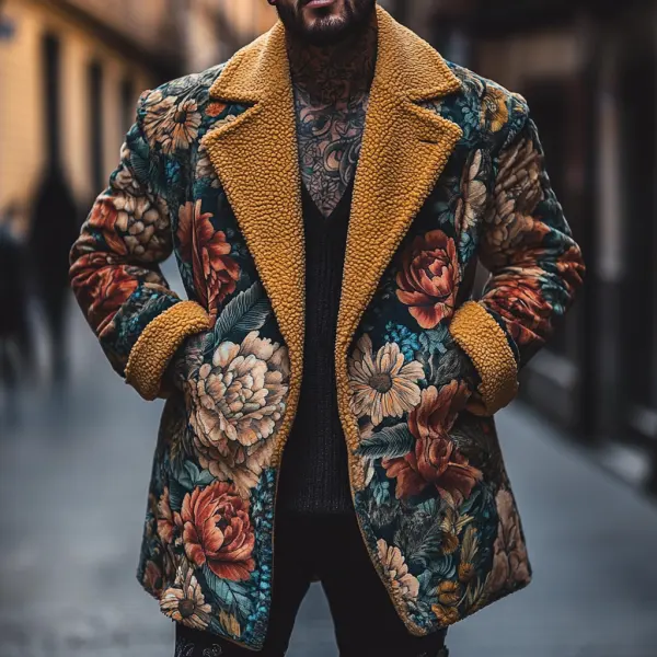 Street Fashion Casual Men's Jacket Printed Jacket Coat - Ootdyouth.com 