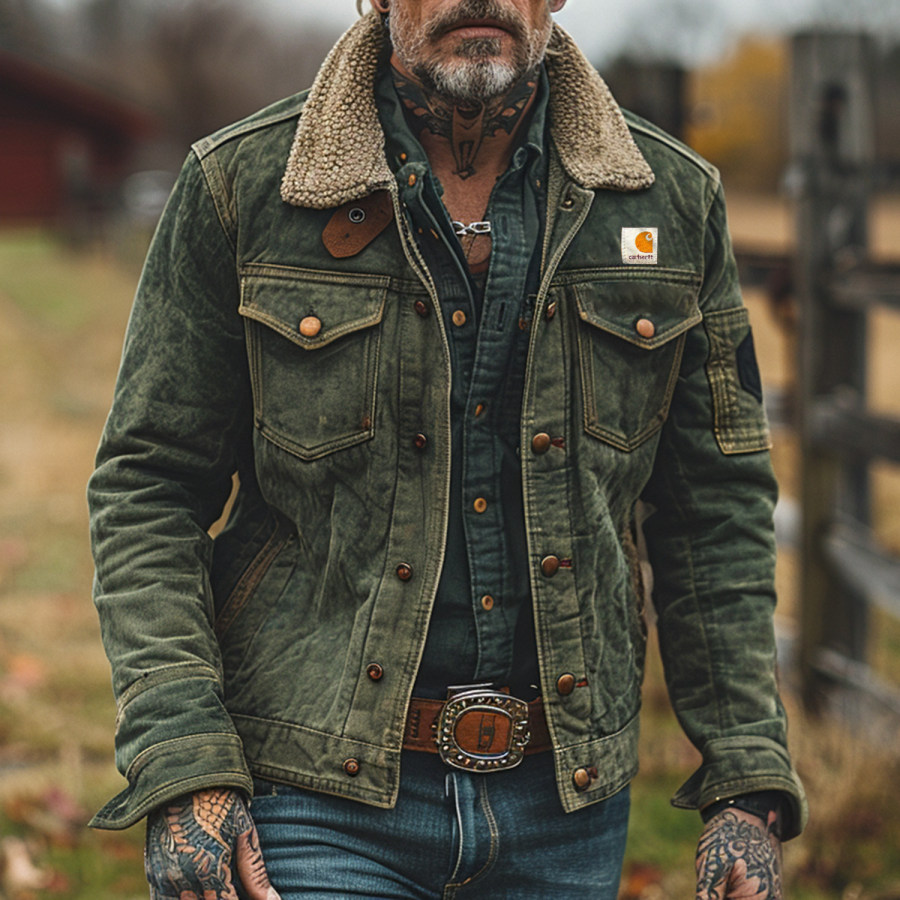 

Men's Outdoor Brand Retro Casual Jacket