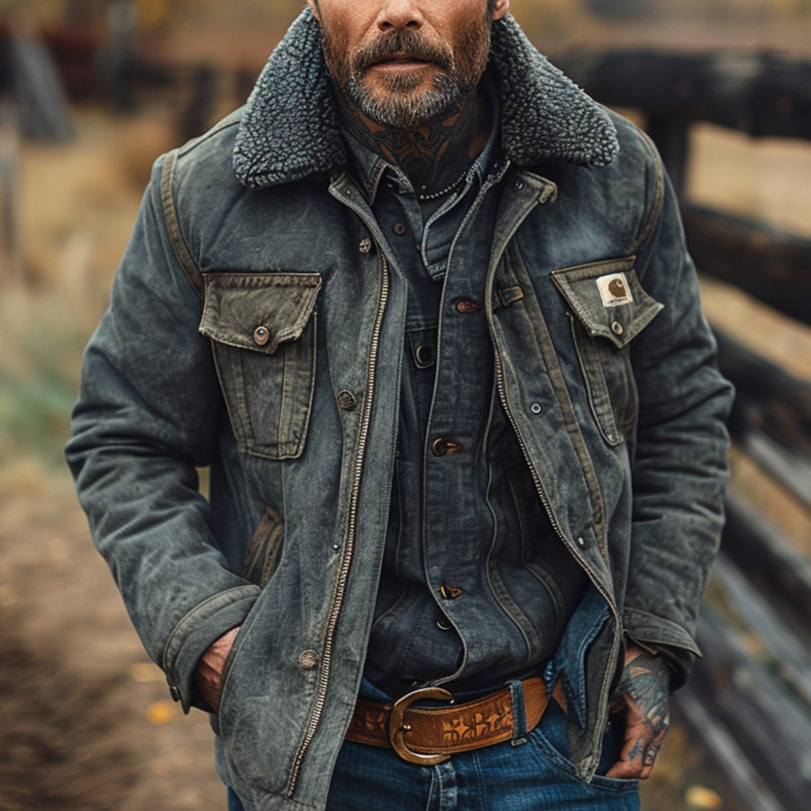 

Outdoor Retro Casual Pocket Jacket