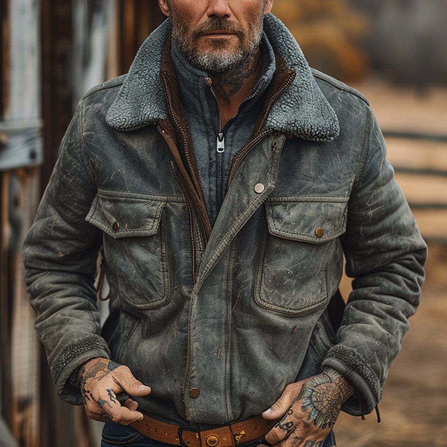 

Casual Men's Vintage Loose Jacket