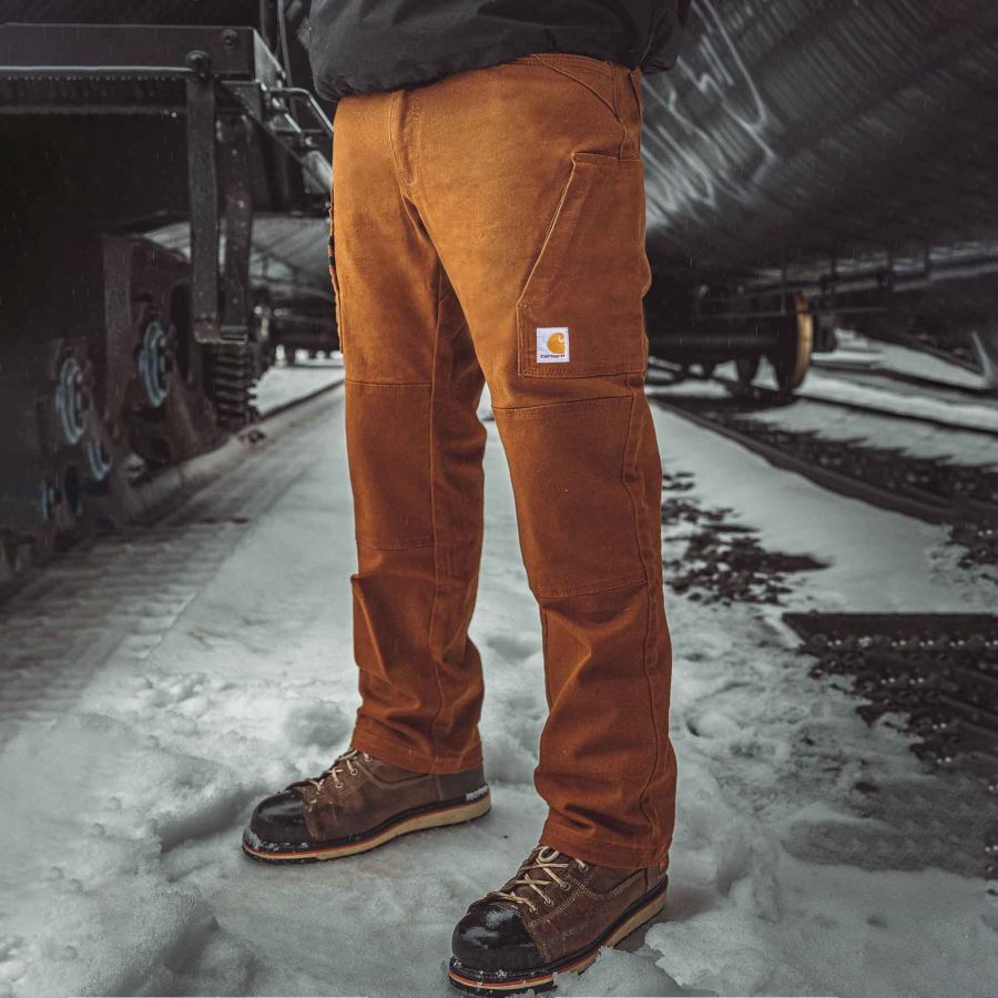 

Men's Vintage Multi-Pocket Outdoor Work Cargo Pants Trousers