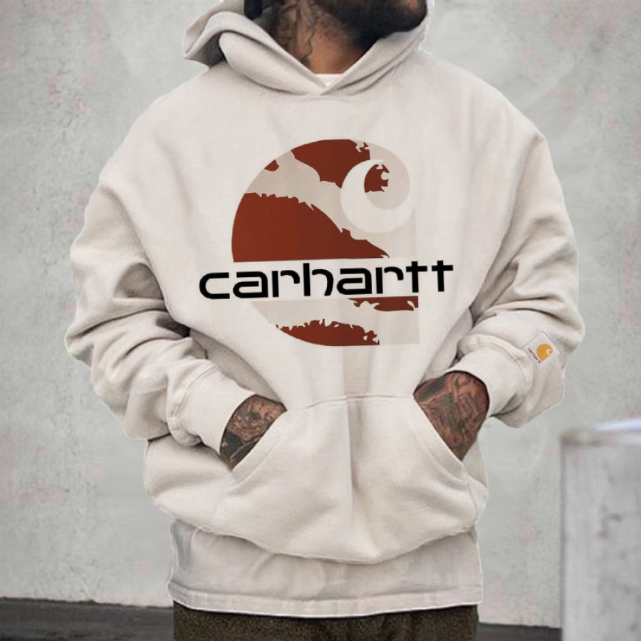 

Unisex Vintage Surf Print Hoodie