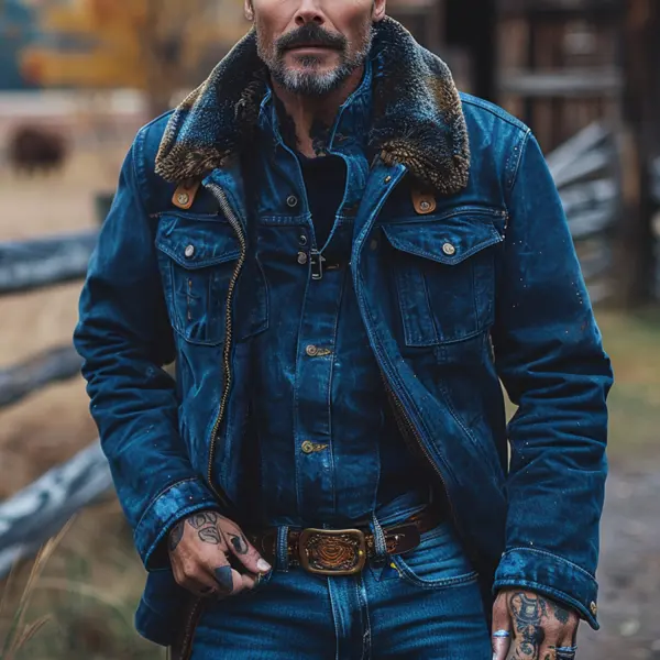 Men's Outdoor Vintage Jacket - Zivinfo.com 