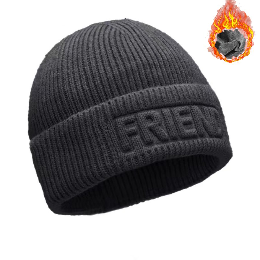 

Men's Knitted Jacquard Thickened Warm Ear Protection Hat