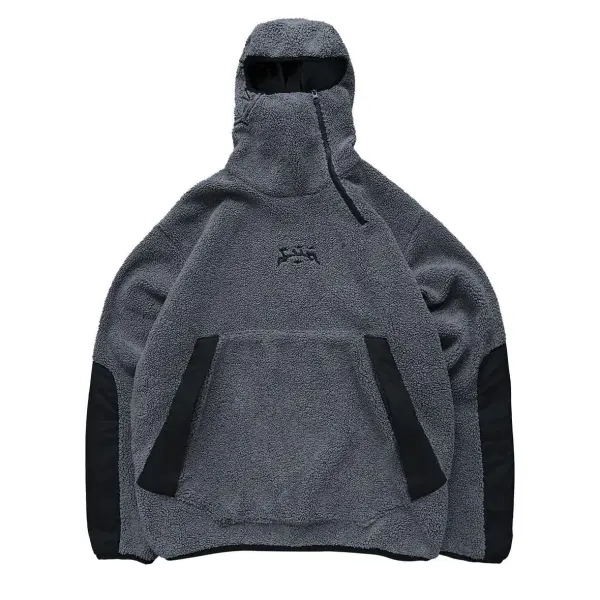 Men's Loose Hooded Sweatshirt Padded Thickened Autumn And Winter Warm Jacket - Anurvogel.com 