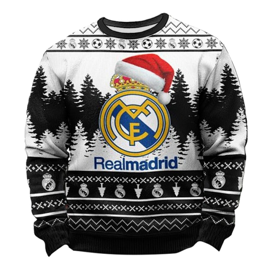 

Real Madrid Club Football Christmas Ugly Sweatshirts