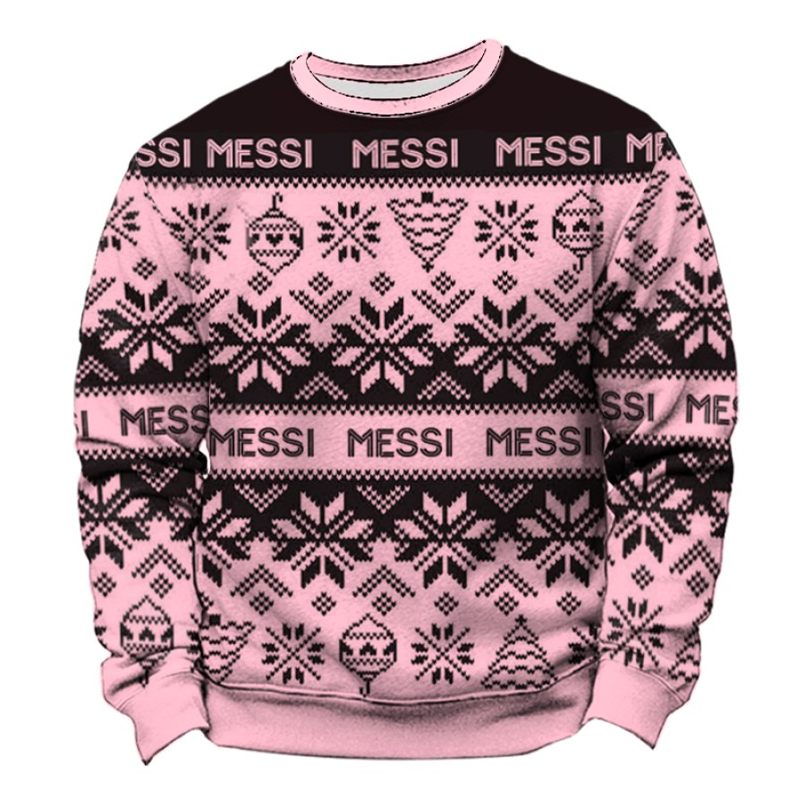 

Messi #10 Football Club Vintage Christmas Ugly Sweatshirts