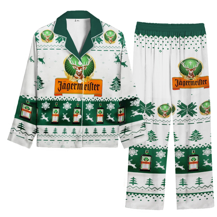 

Unisex Jägermeister Alcohol Home Christmas Pajamas Set