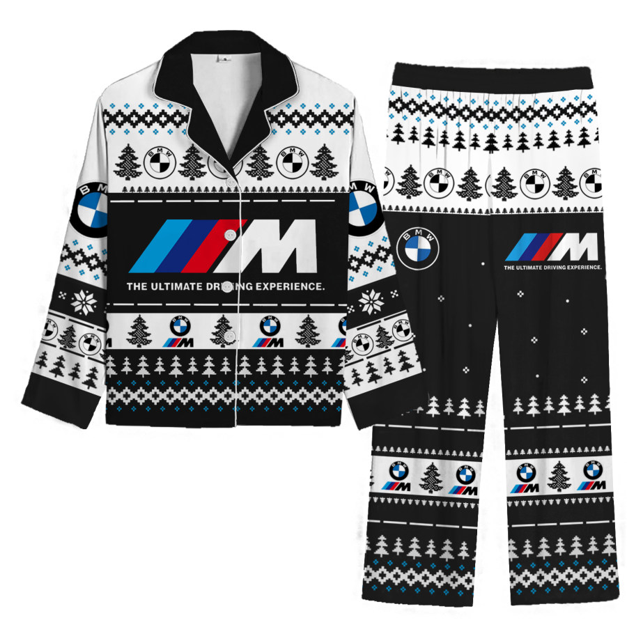 

Unisex BMW Racing Printed Casual Home Christmas Pajamas Set