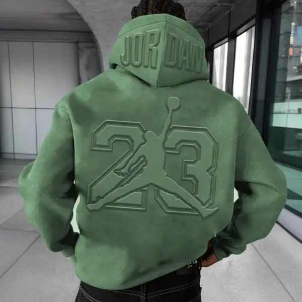 Unisex Jumpman No.23 Embossed Stamp 3D Casual Hoodie Only $34.99 - Cotosen.com 