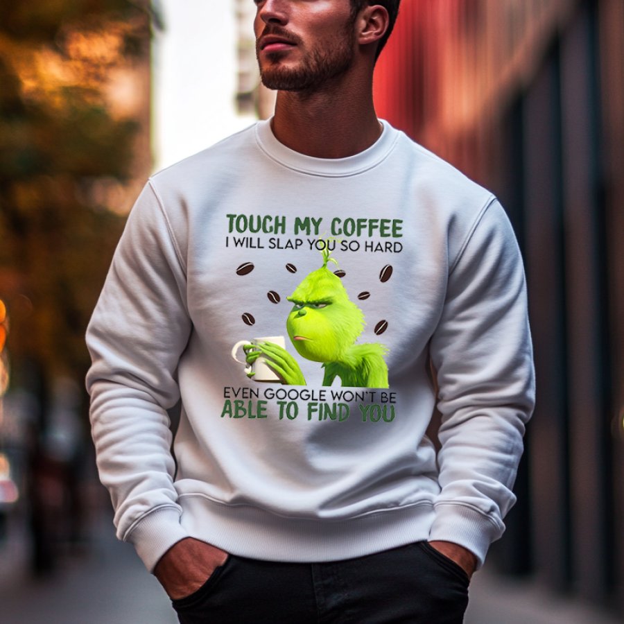 

Goole Can't Find You The Grinch Print Crew Neck Christmas Sweatshirt For Men And Women