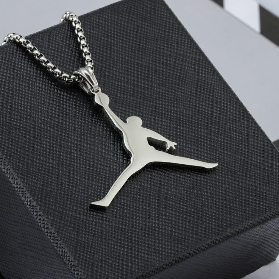 

Basketball Hip-Hop Trendy Sports Titanium Steel Necklace