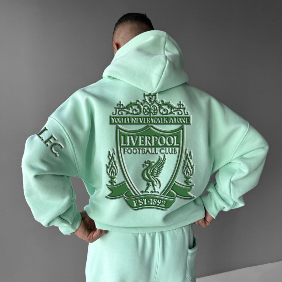 

Casual Fashion Team Print Hoodie