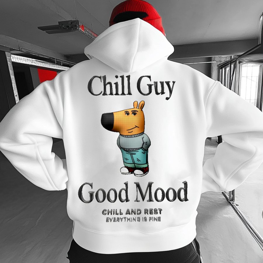 

Unisex Chill Guy Printed Casual Hoodie