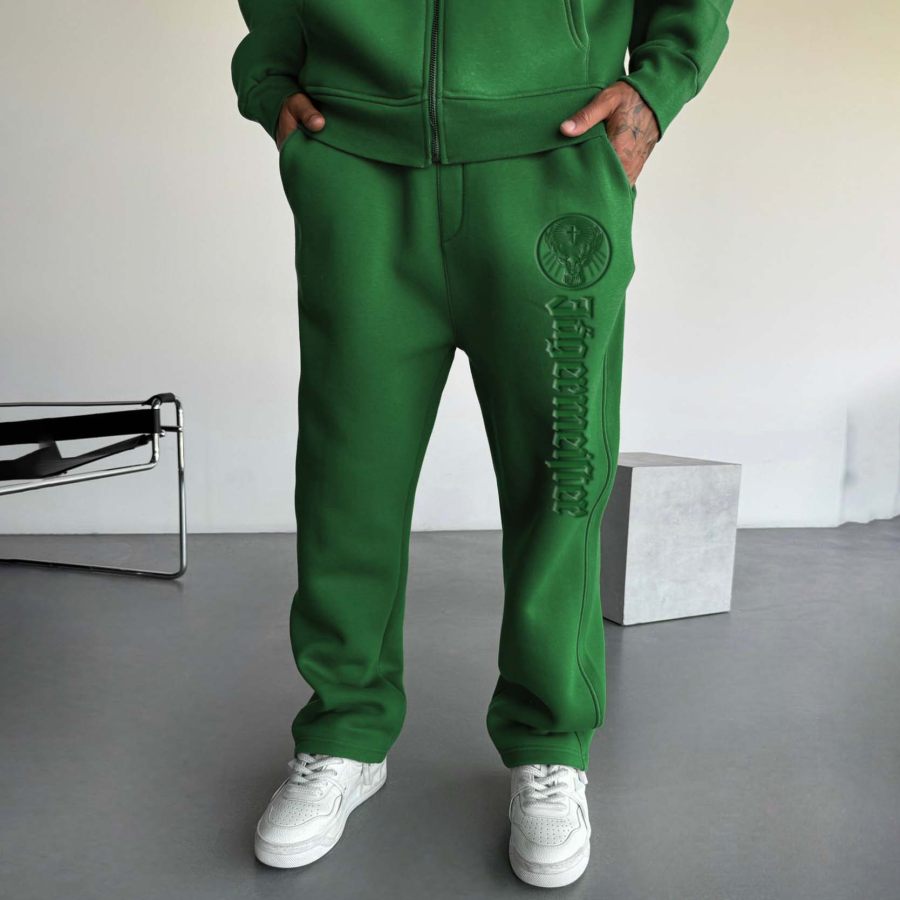 

Men's Vintage Jagermeister Print Casual Outdoor Sweatpants
