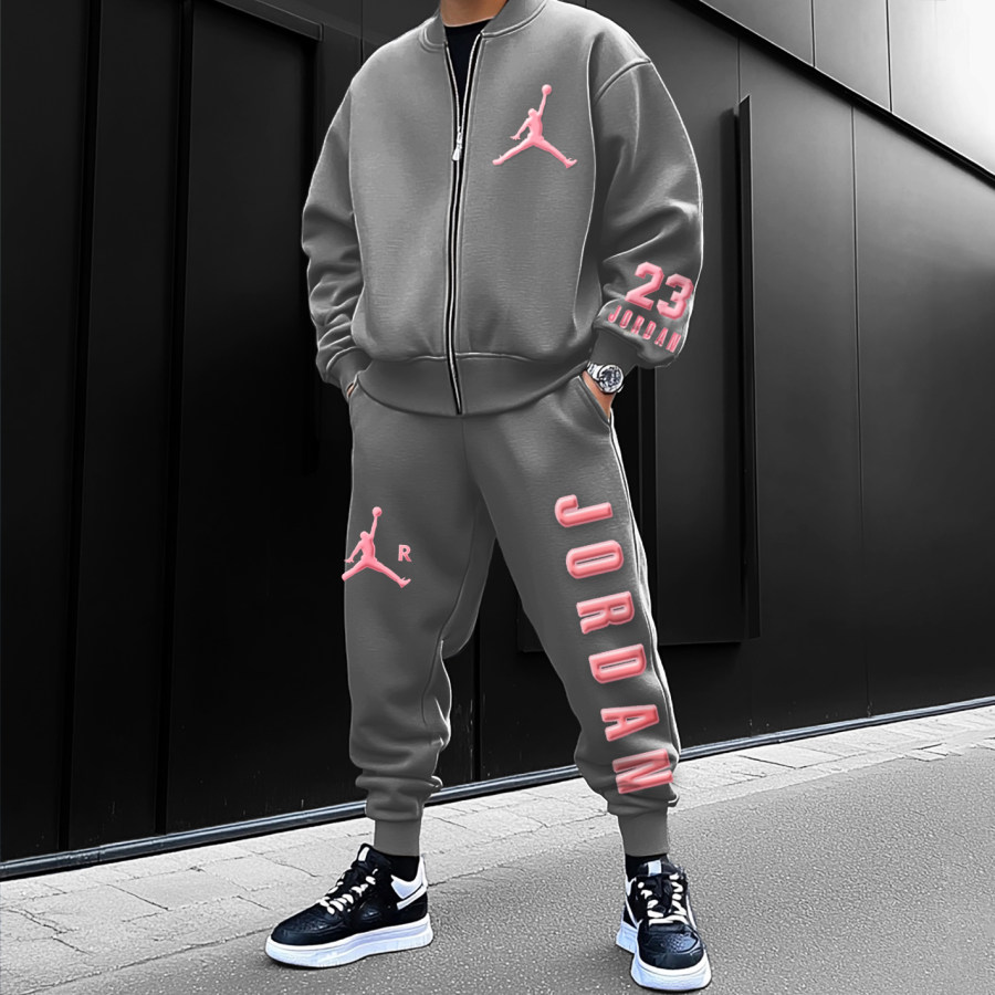 

Unisex Jumpman Print Jacket And Sweatpants Set