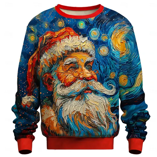 Men's Merry Christmas 3D Print Vacation Going Out Fall Winter Designer Sweatshirt - Wayrates.com 