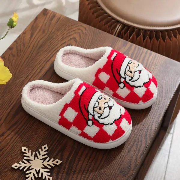 Unisex Christmas Home Leisure Cotton Slippers - Anurvogel.com 