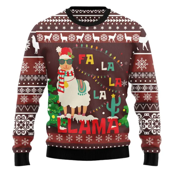 Unisex Christmas Story Print Crew Neck Ugly Christmas Gift Sweatshirt - Ootdyouth.com 