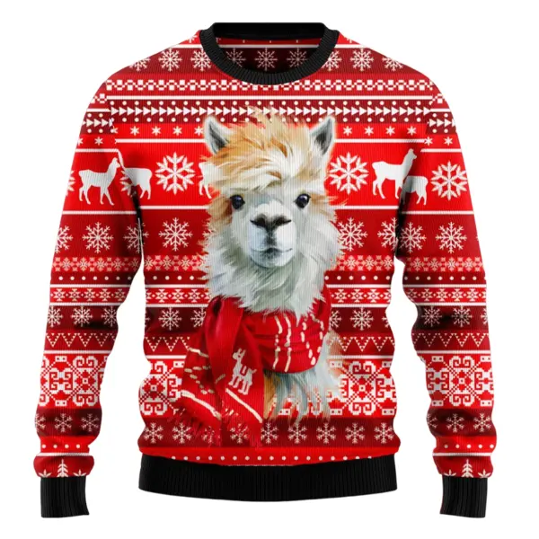 Unisex Christmas Story Print Crew Neck Ugly Christmas Gift Sweatshirt - Wayrates.com 