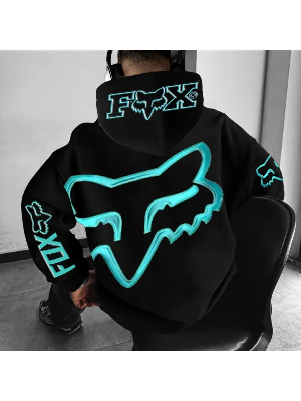 Stylish Racing Oversized Hoodie - Ootdmw.com 