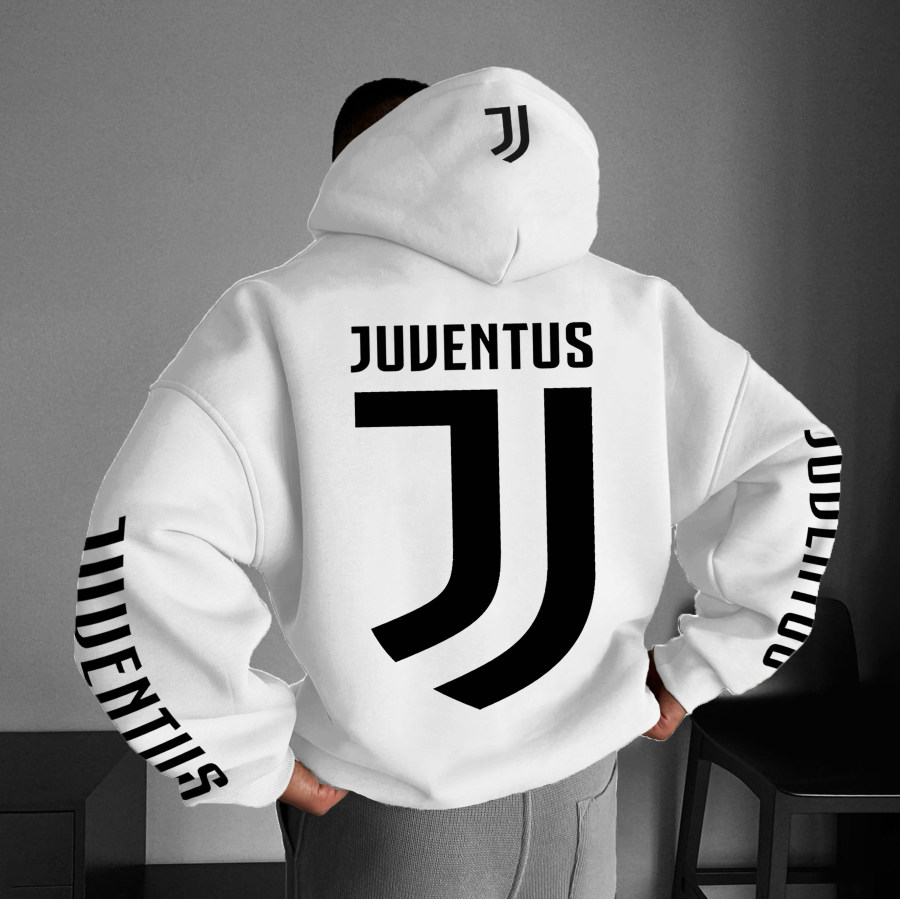 

Unisex Football Team Print Casual Oversized Hoodie